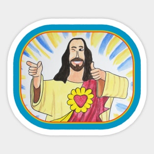 Buddy Christ Sticker